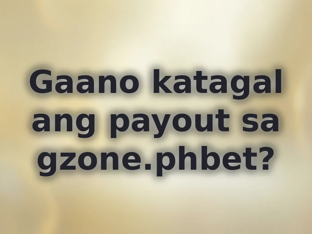 Payout duration guide